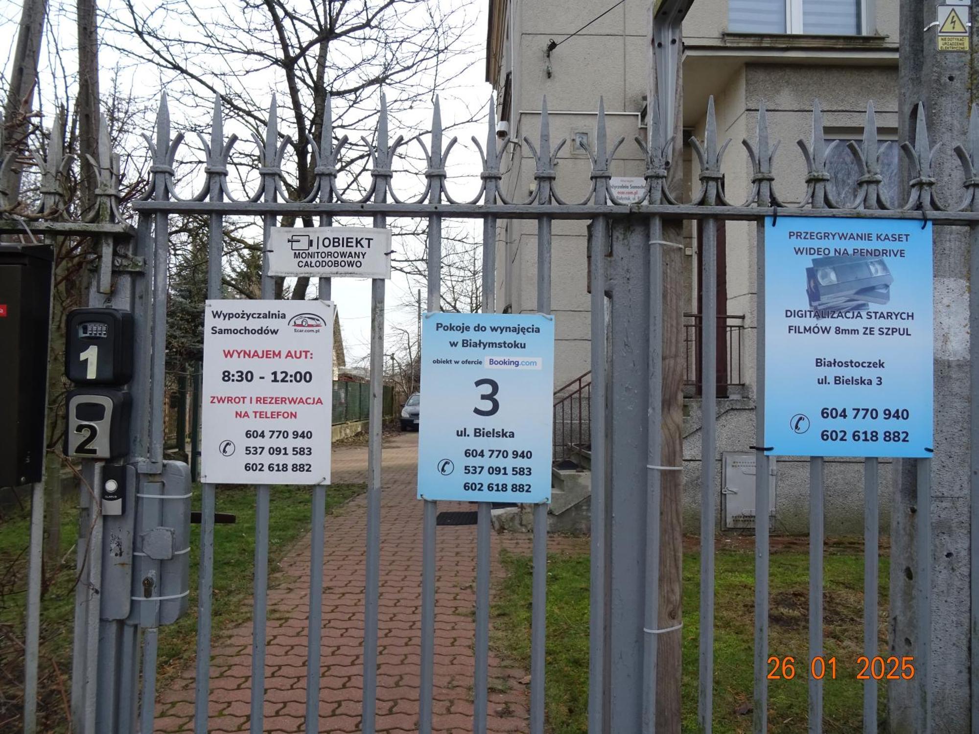 Pokoje Do Wynajecia W Centrum Bialegostoku Białystok Eksteriør billede